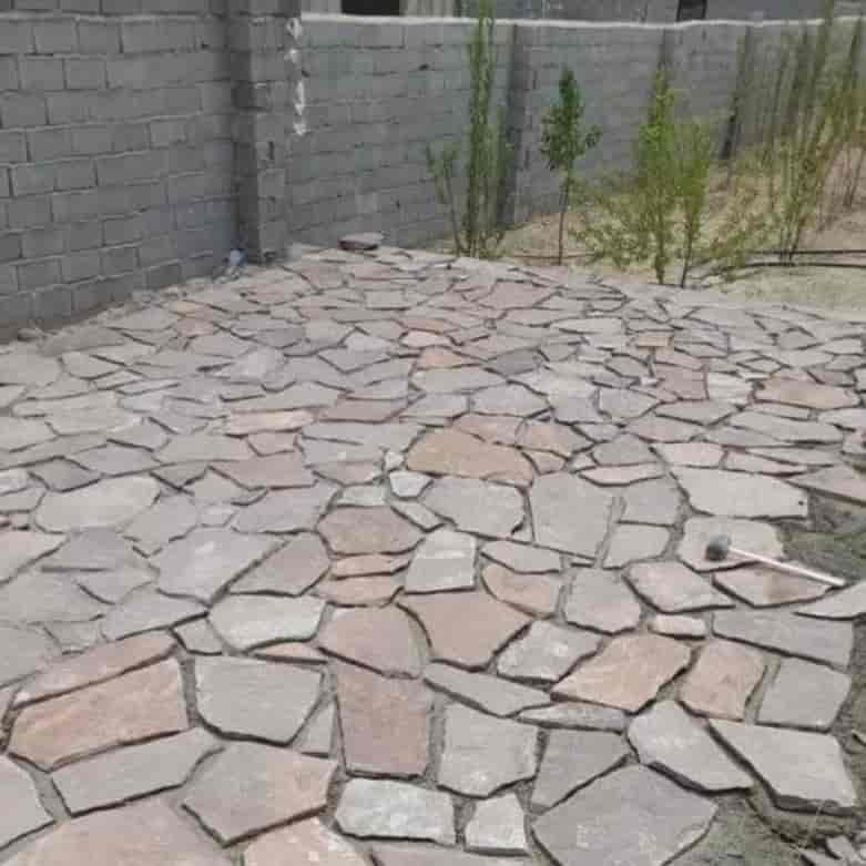 اجرای سنگ کف محوطه سازی